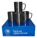 Royal Prestige Juego De Tazas Termicas En Acero Inoxidable Plateado 